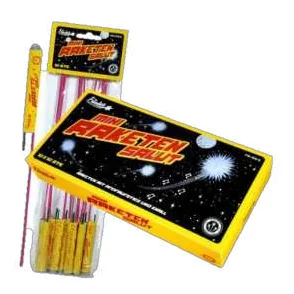 Mini-Raketen Salut