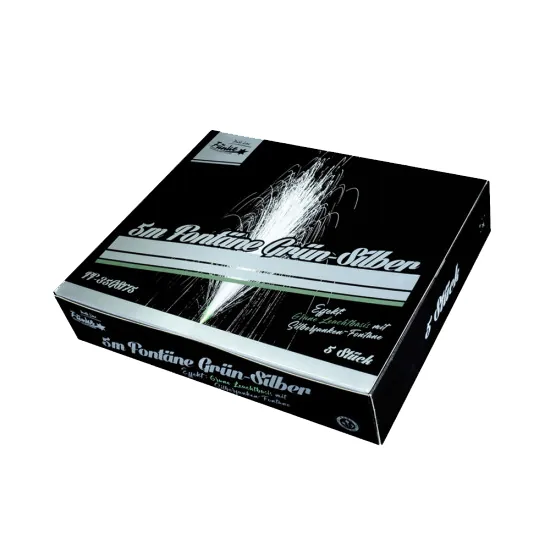5m Fontäne Grün-Silber