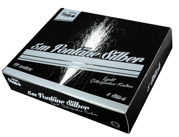 5m Fontäne Silber