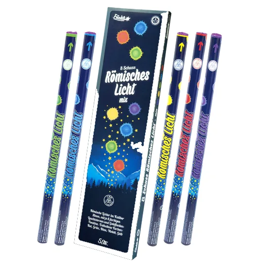 Römische Lichter Kaliber C Mix (8 Schuss)