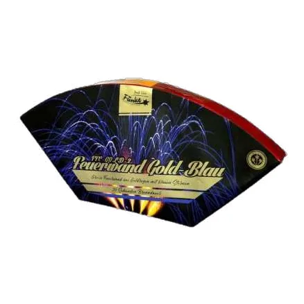 Feuerwand Gold-Blau