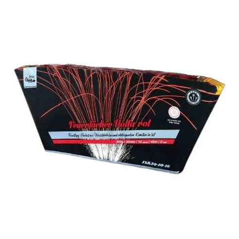 Feuerfächer Volta Rot